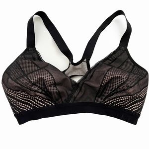 lululemon athletica Black Mesh Bra